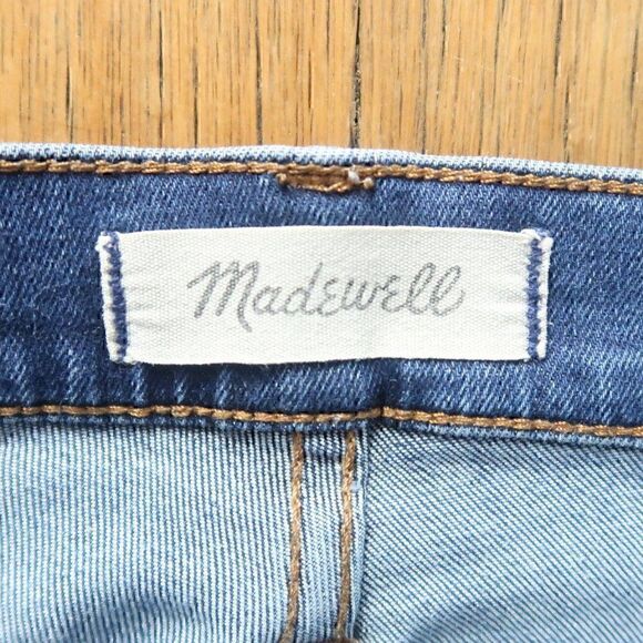 MADEWELL HIGH RISE SKINNY BLUE DENIM JEANS SIZE 30 - Picture 2 of 10